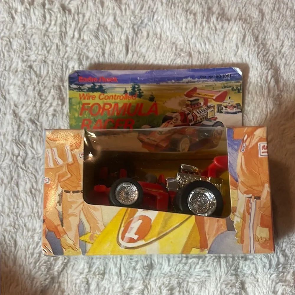 NEW vintage RadioShack wire controlled formula racer